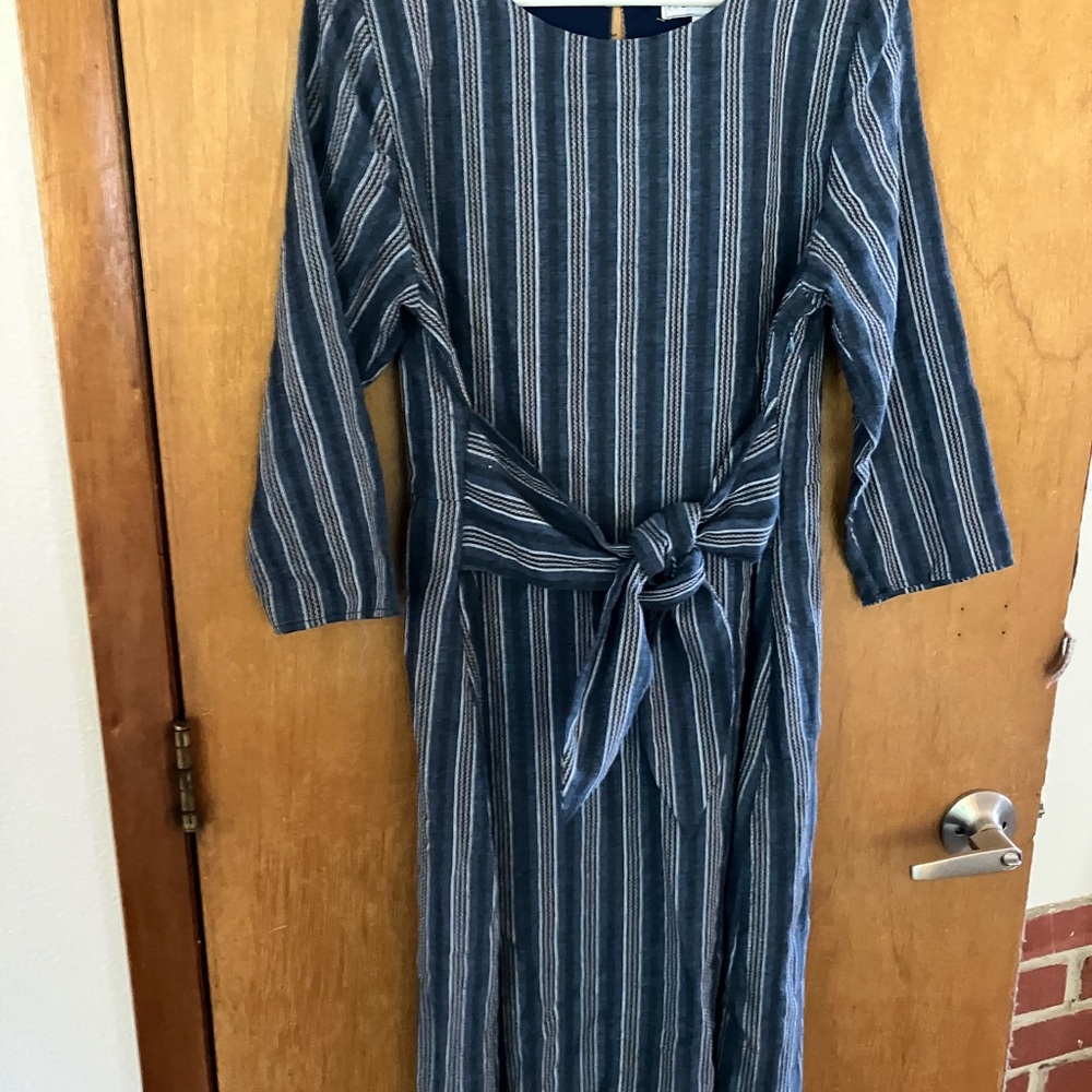 Piper & Scoot size L Blue Striped Women's